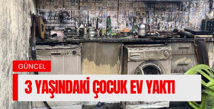 3 Yaşındaki Çocuk Çakmakla Oynarken Yangına Neden Oldu