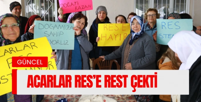 ACARLAR RES’E REST ÇEKTİ