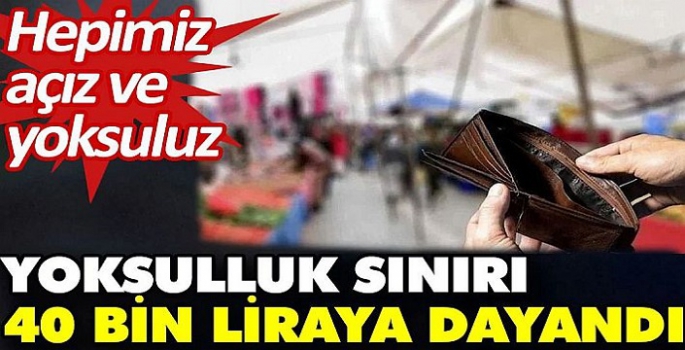 Açlık sınırı 20 bin TL'ye dayandı