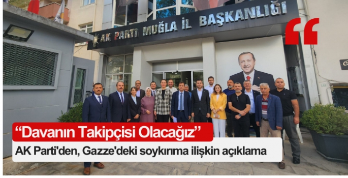 AK Parti'den, İsrail'in Gazze'deki soykırımının 1. yılında Filistin'e destek açıklaması