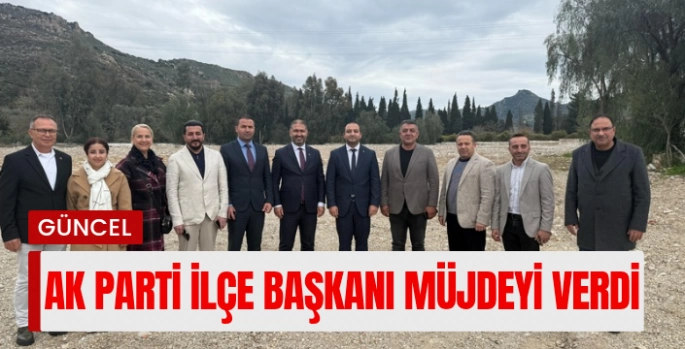 AK Parti İlçe Başkanı Yaşar Yıldız, önemli gelişmeyi duyurdu 