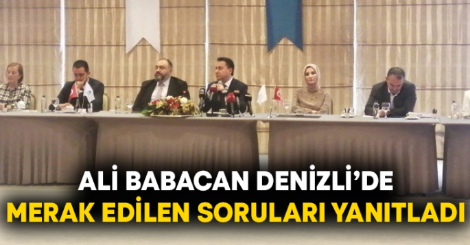 Ali Babacan seçim için tarih verdi!