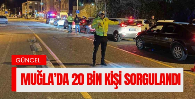 Asayiş uygulamasında 20 bin kişi sorgulandı