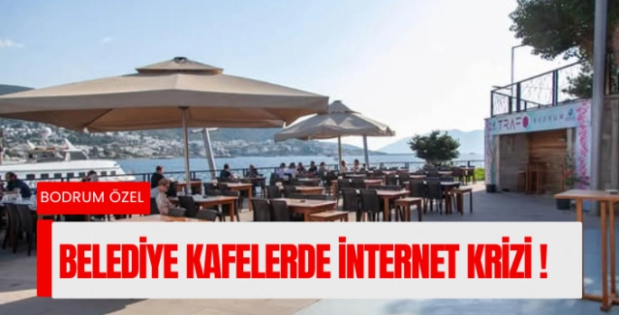 BELEDİYE KAFELERDE İNTERNET ÇİLESİ !