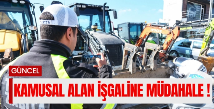 Belediyeden Kamusal Alan İşgaline Müdahale