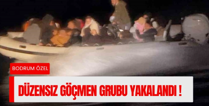 Bodrum açıklarında 20 düzensiz göçmen yakalandı: 1 gözaltı