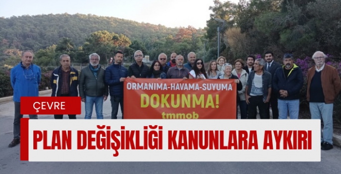 Bodrum’da 76 Dönümlük Orman Alanının Turizm Tesis Alanına Dönüştürülmesine Tepki