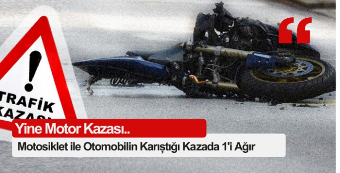 Bodrum'da Motosiklet ile Otomobilin Karıştığı Kazada 1'i Ağır 2 Genç Yaralandı