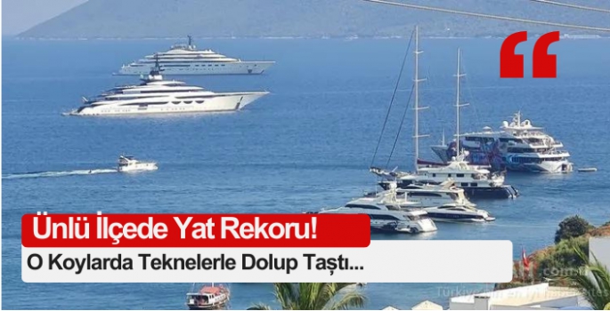 Bodrum'da yat rekoru!!!