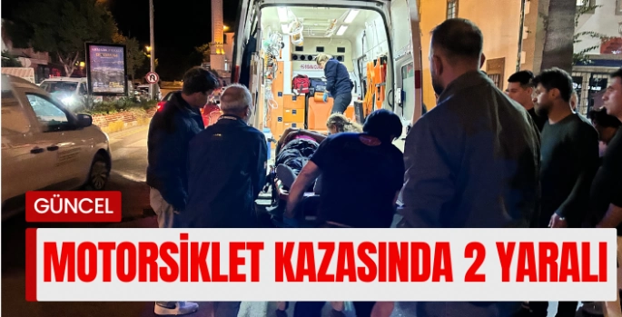 Bodrum'da yolun karşısına geçmek isteyen adama motosiklet çarptı: 2 yaralı