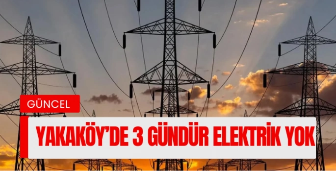 Bodrum Yakaköy’de 3 Gündür Elektrik Yok