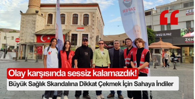 Büyük Sağlık Skandalına Dikkat Çekmek İçin Sahaya İndiler