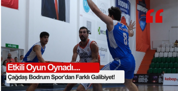 Çağdaş Bodrum Spor’dan Farklı Galibiyet!