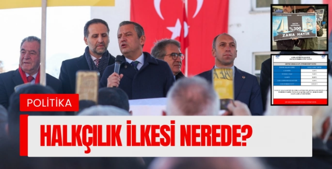 CHP’li belediyeler zamda İktidar ile yarışıyor!