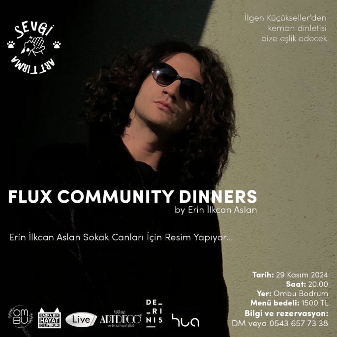 Erin İlkcan Aslan’dan Flux Community Dinners başlıyor