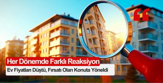 Ev Fiyatları Düştü, Fırsatı Olan Konuta Yöneldi