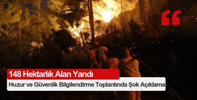 Huzur ve Güvenlik Bilgilendirme Toplantında Şok Açıklama