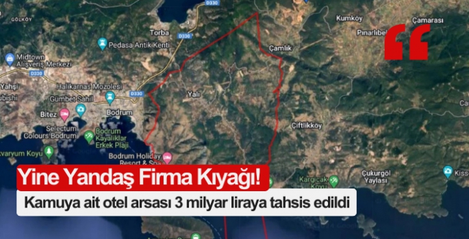 Kamuya ait otel arsası 3 milyar liraya tahsis edildi