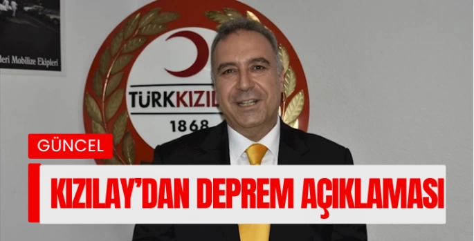 Kızılay'dan Bodrum depremi için son dakika açıklaması! 