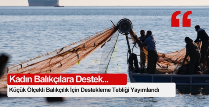 Küçük Ölçekli Balıkçılık İçin Destekleme Tebliği Yayımlandı