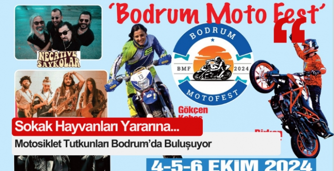 Motosiklet tutkunları Bodrum’da buluşuyor