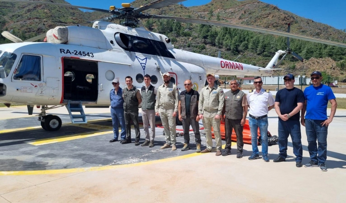 Muğla'da ilk yangın helikopteri göreve başladı