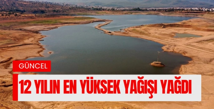 Muğla'ya 12 yılın en yüksek yağışı yağdı 