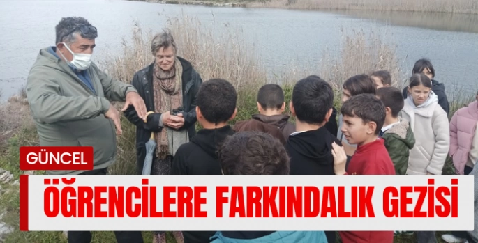 Öğrencilere sulak alan ve doğanın önemi anlatıldı 