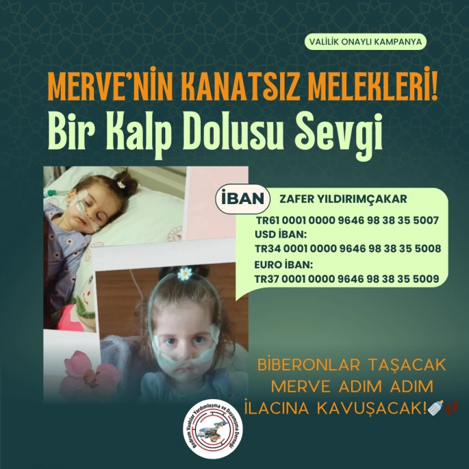 SMA hastası Merve bebek için yardım çağrısı