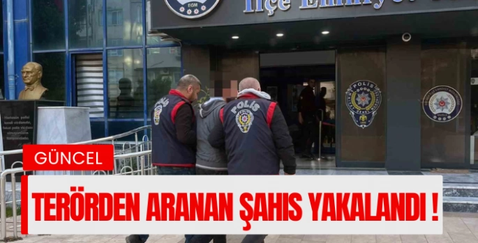 Terör örgütü üyeliğinden aranması bulunan şahıs yakalandı