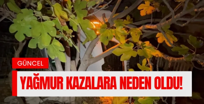  Yağmur Kazalara Neden Oldu! Onlarca kişi yaralandı