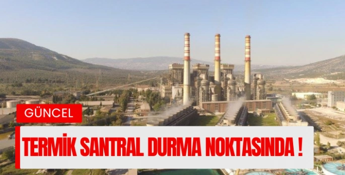 Yatağan Termik Santral'de faaliyet durma noktasına geldi