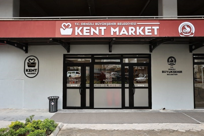 Denizlide uygun alışverişin yeni adresi Büyükşehir Kent Market açılıyor