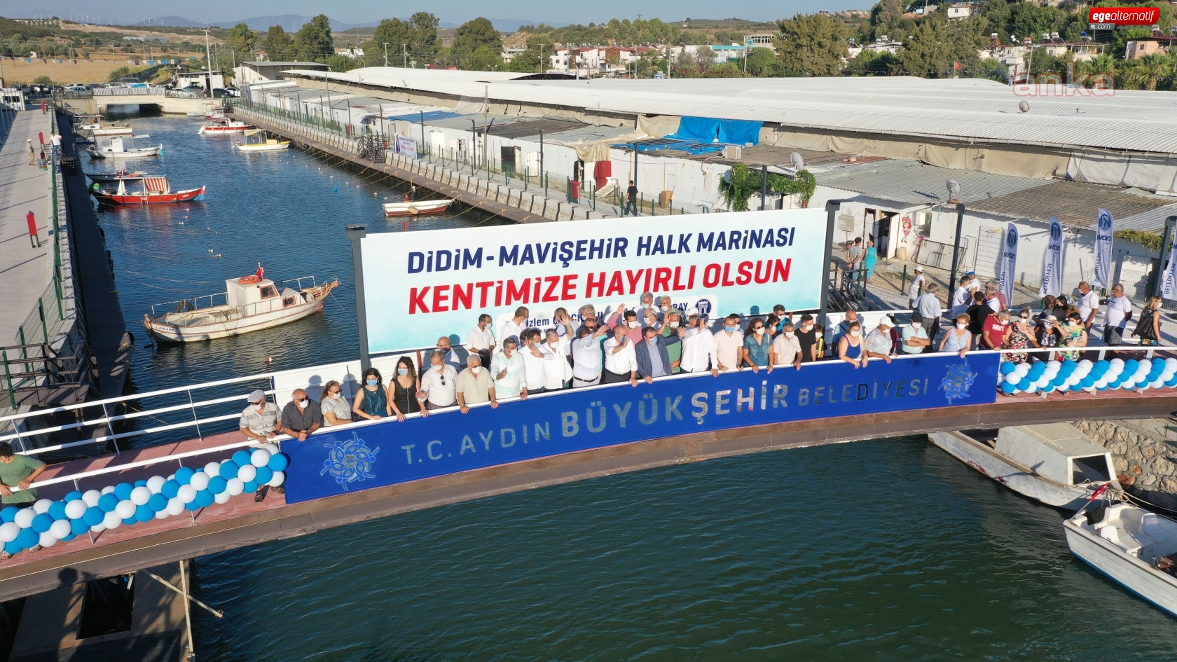 Didim Mavişehir halk marinası törenle açıldı