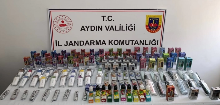 Elektronik sigara satan şahsa jandarma engeli
