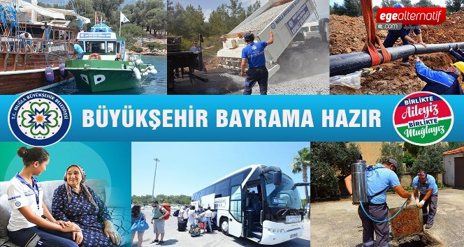 Muğla Büyükşehir ekipleri 24 saat görev başında