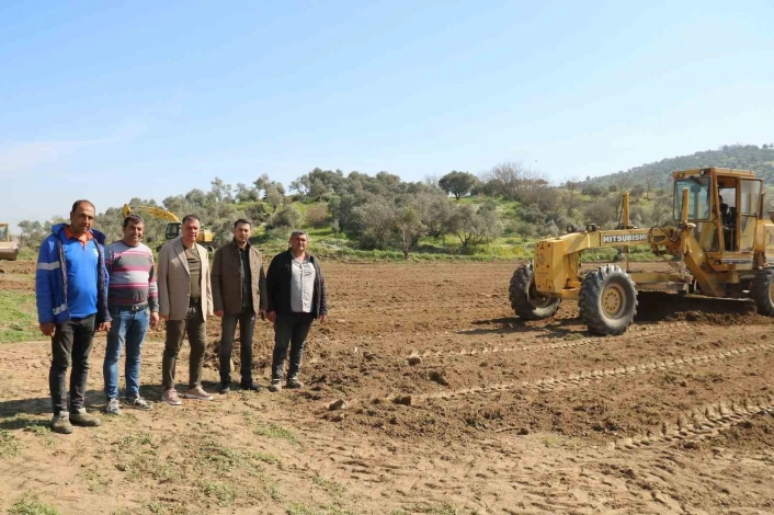 Yenipazarda yeni mezarlık alanı için çalışmalar devam ediyor
